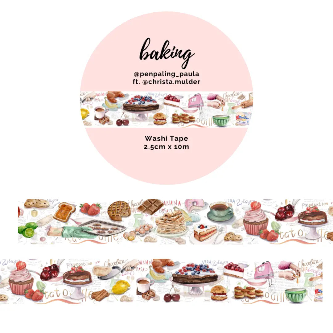Baking Washi Tape (Wide)