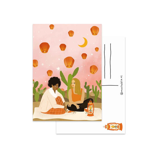 Wish Balloon Postcard