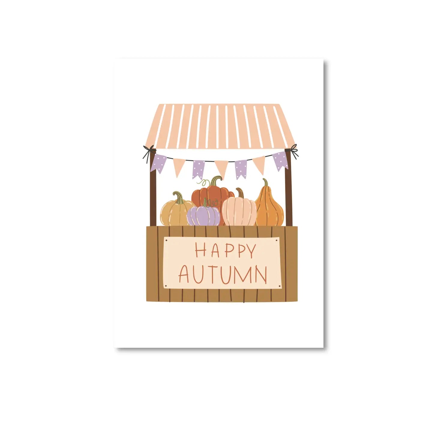Happy Autumn Postcard