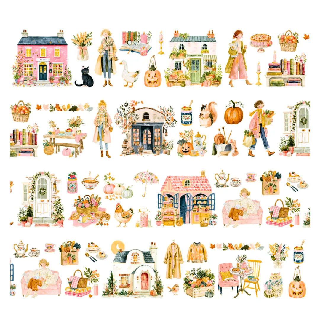 Autumn Vibes PET Tape PRE-CUT