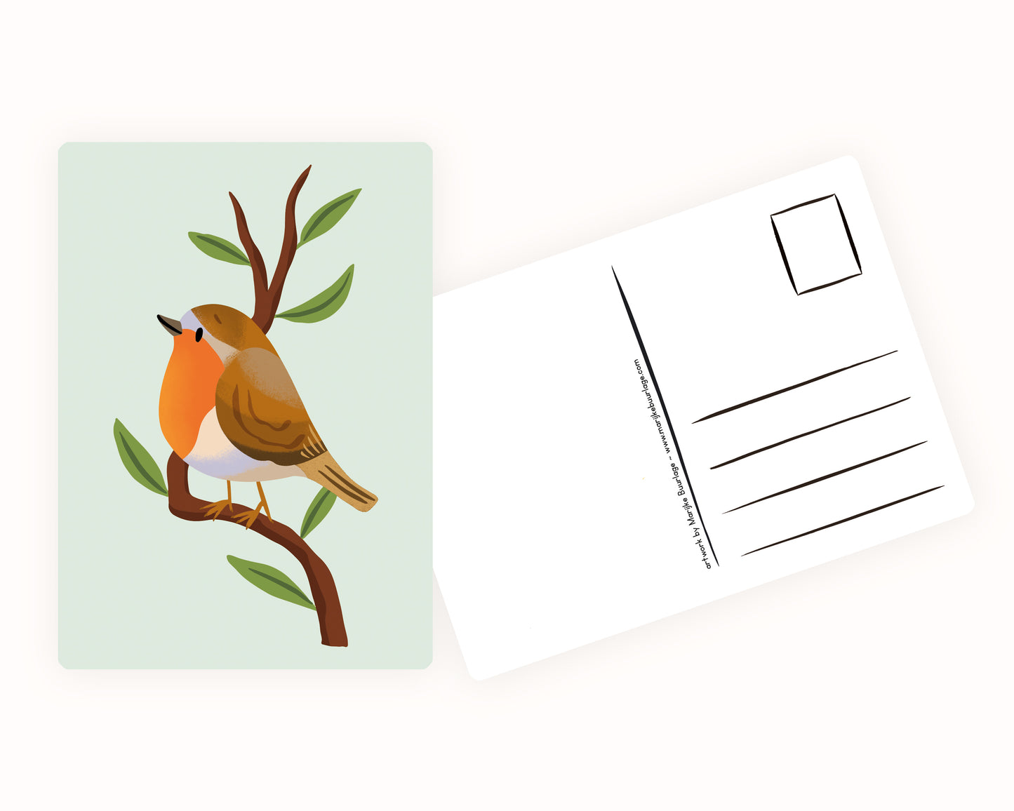 Robin Postcard