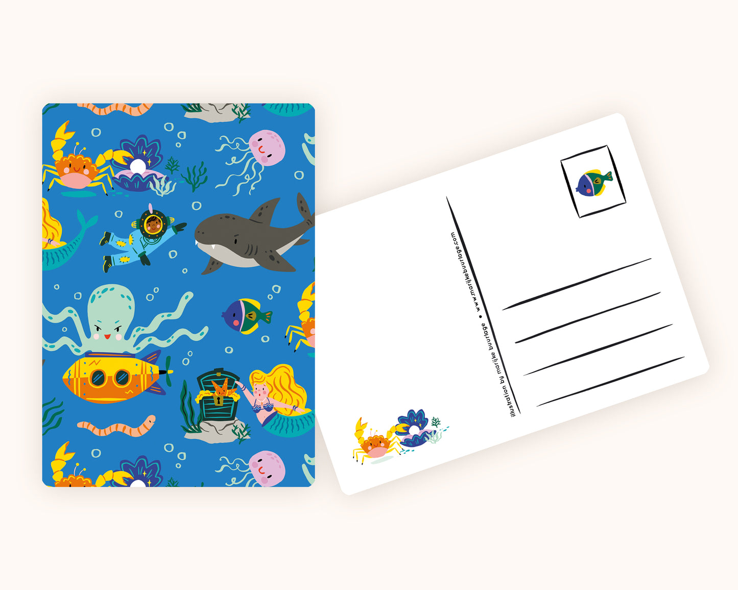 Blue Ocean Postcard