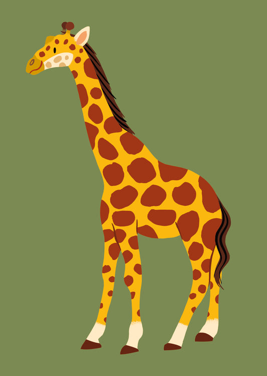 Giraffe Postcard