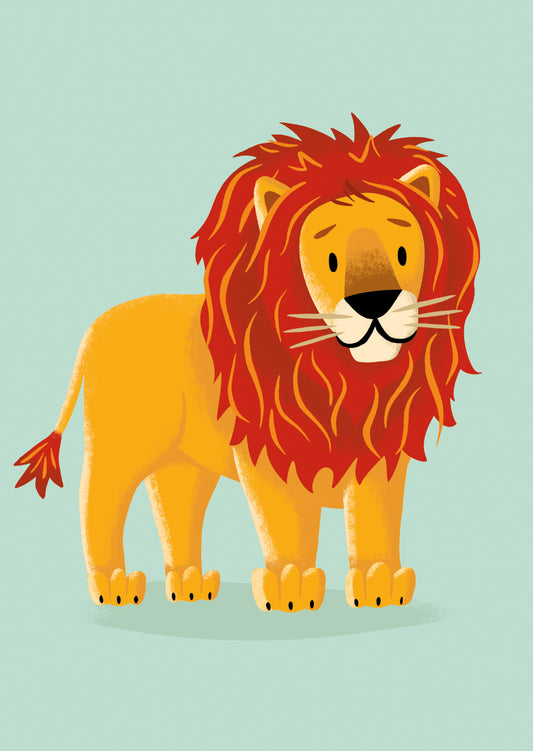 Lion Postcard