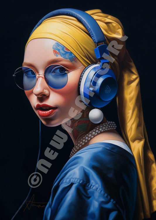 New Pearl Girl Postcard: Quinn