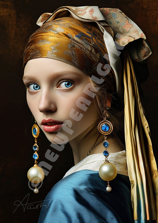 New Pearl Girl Postcard: Karina