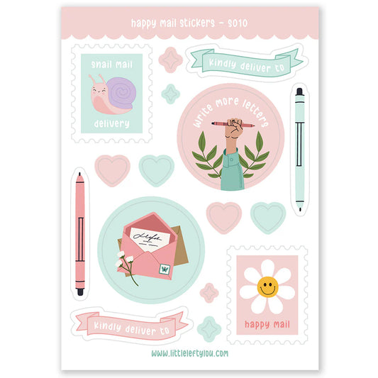 Happy Mail Sticker Sheet