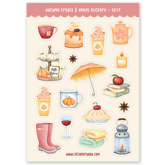 Autumn Treats Sticker Sheet