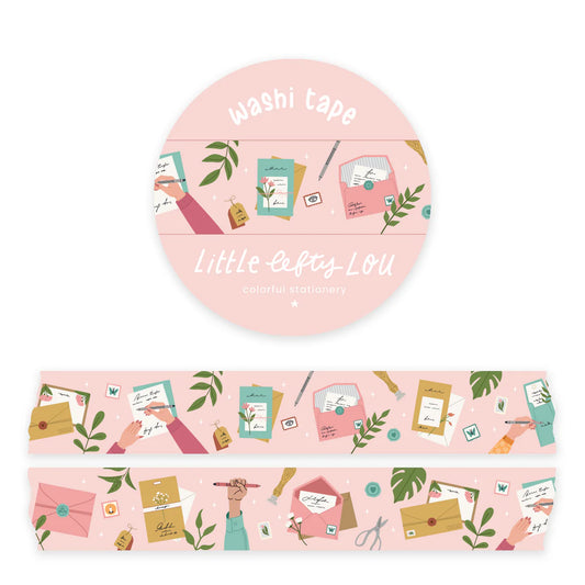 Sweet Pink Mail Washi Tape