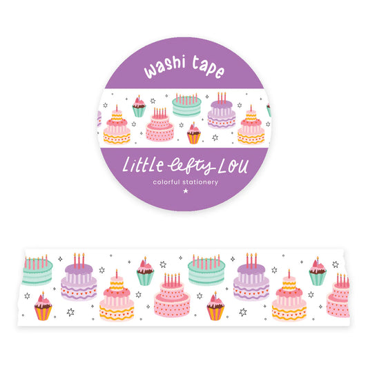 Birthday Cake Washi Tape (Wide)