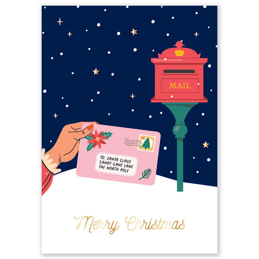 Christmas Mail Postcard