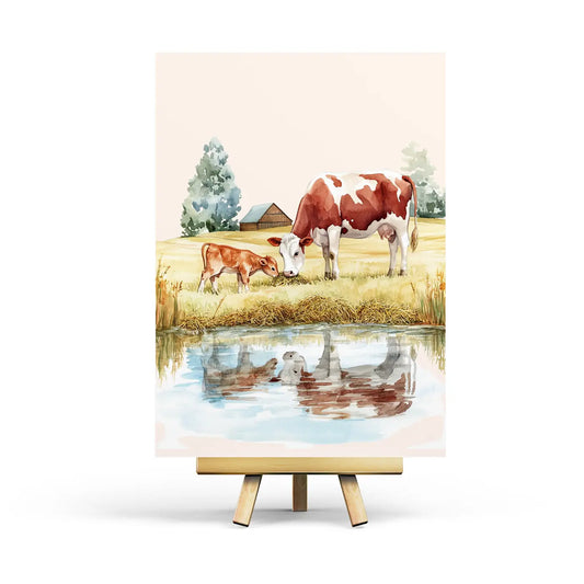 Cows Postcard