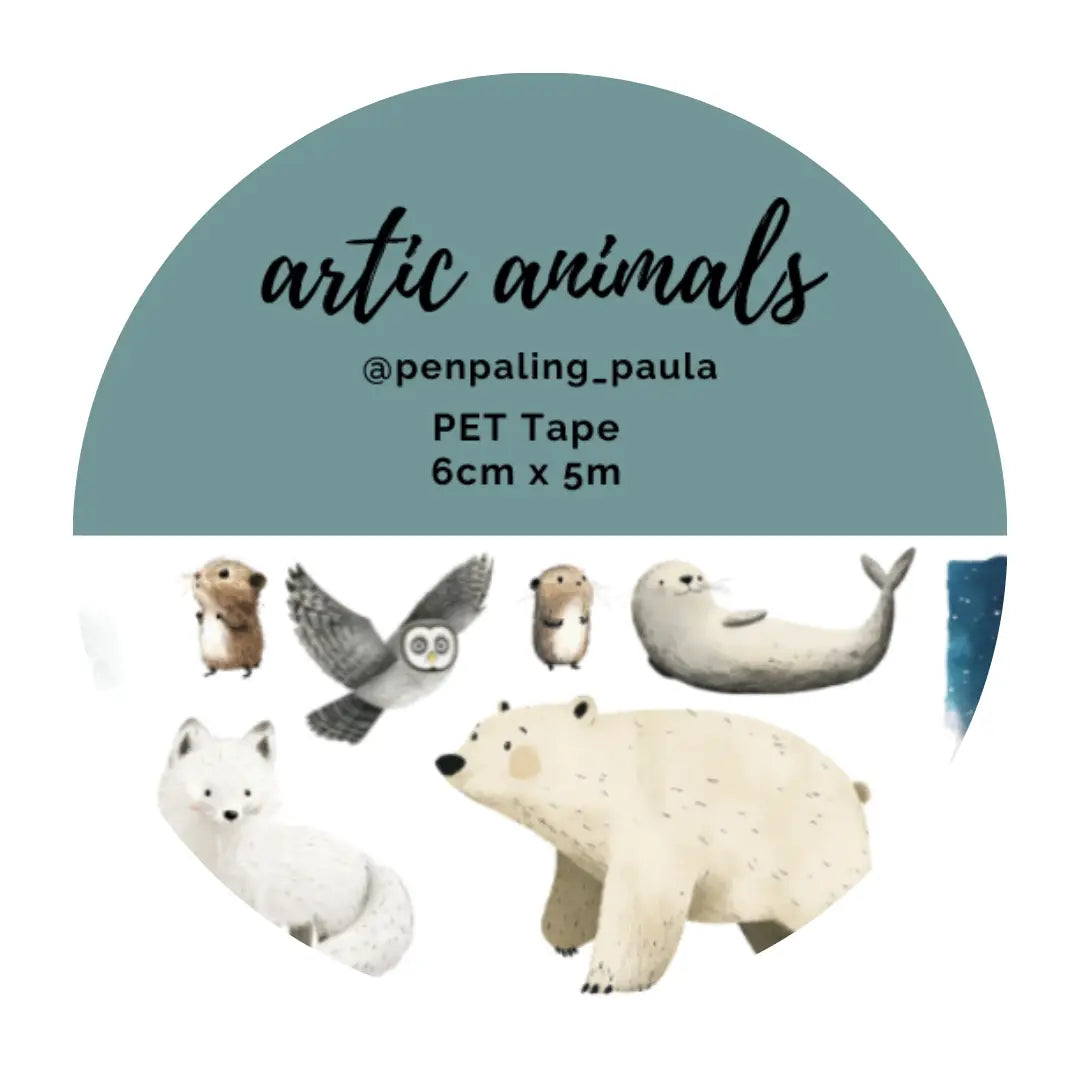 Arctic Animals PET Tape PRE-CUT