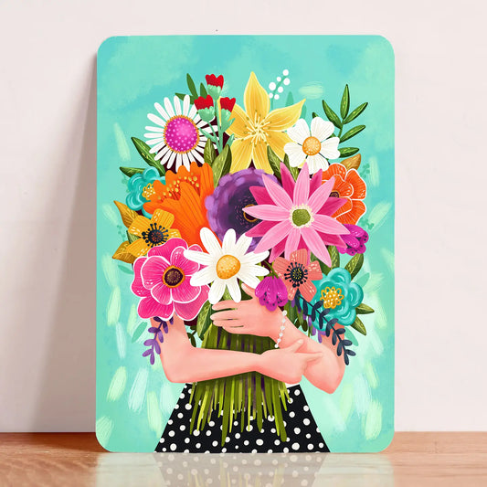Bouquet of Beautiful Flowers Postcard