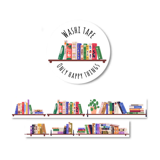Bookshelves Washi Tape