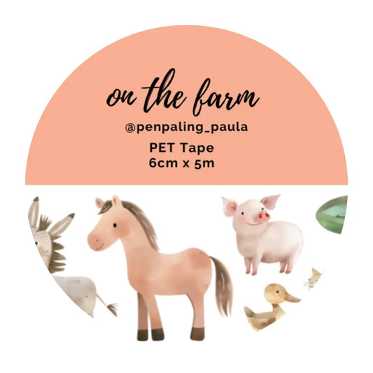 On the Farm PET Tape PRE-CUT