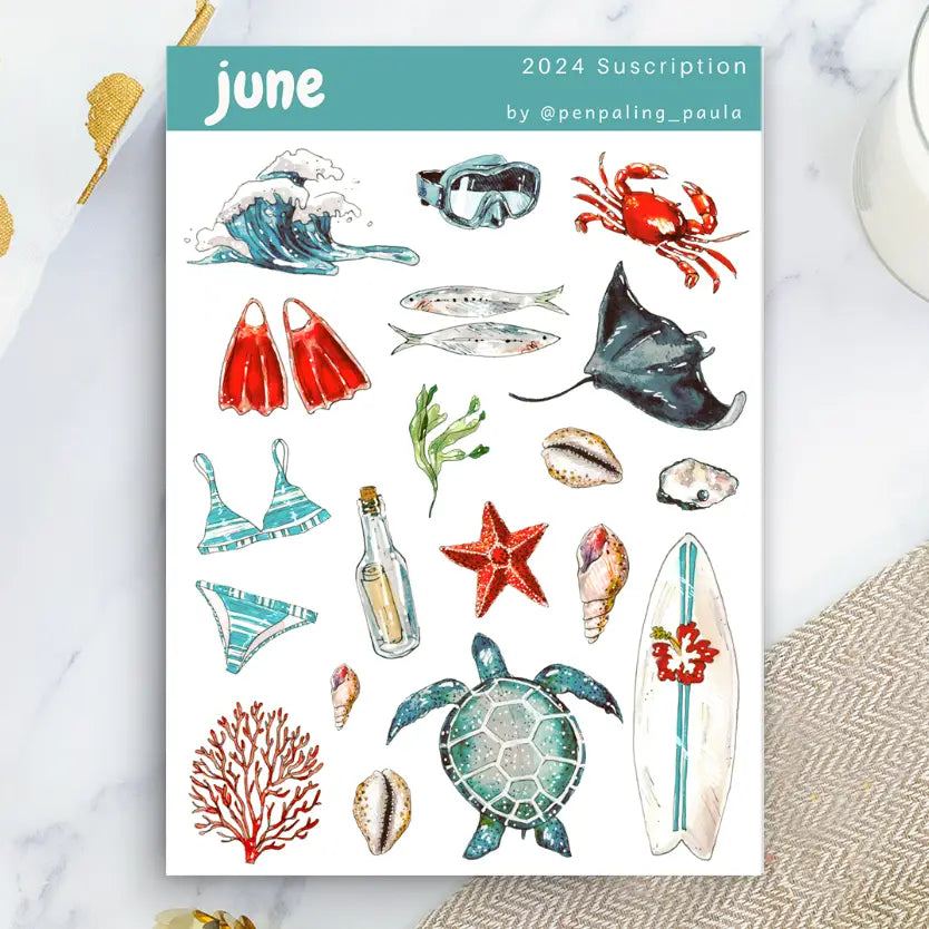 June Sticker Sheet
