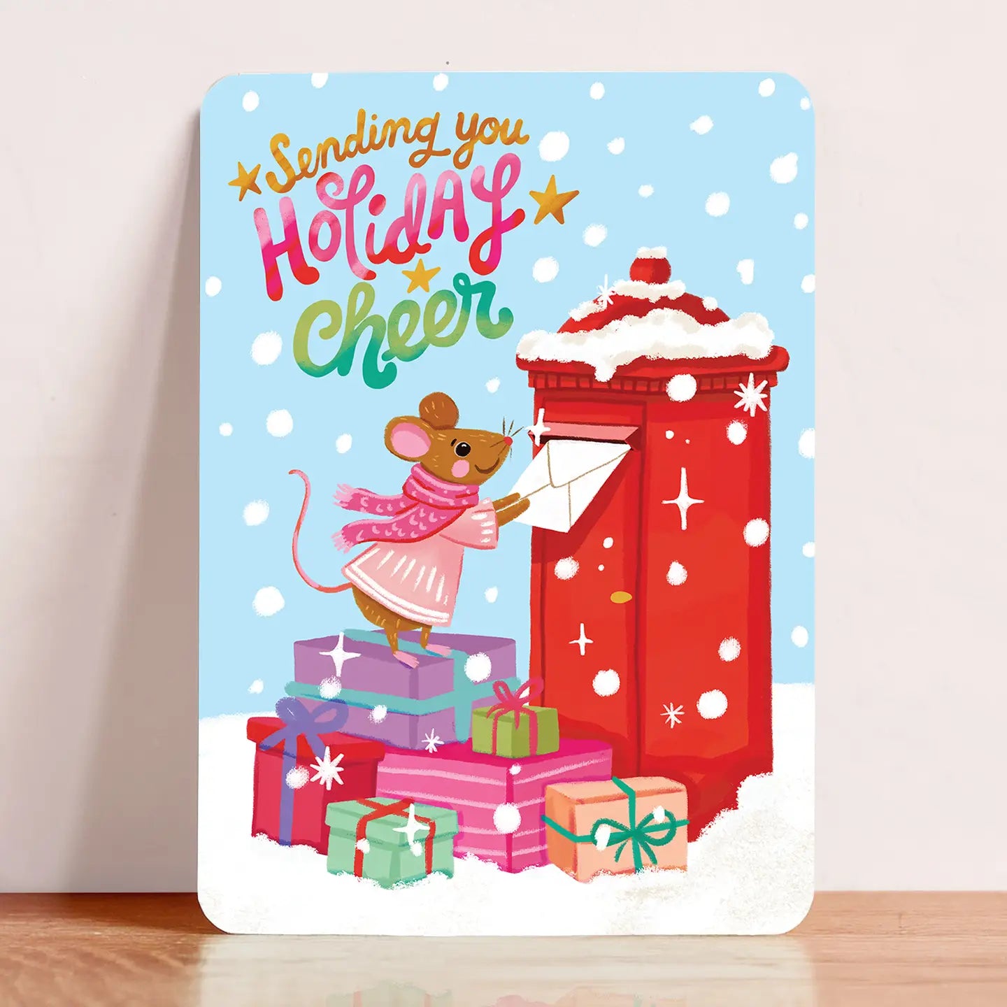 Sending Holiday Cheer Postcard