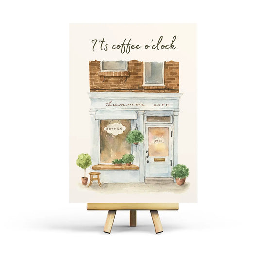 Summer Cafe Postcard