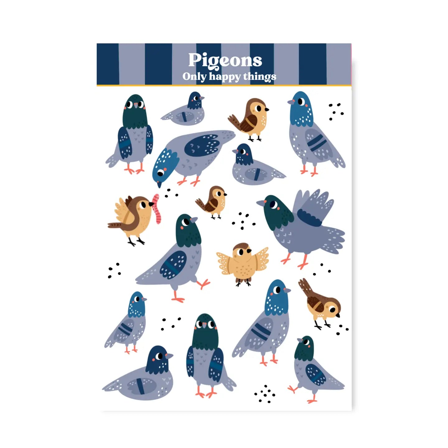 Pigeons Sticker Sheet