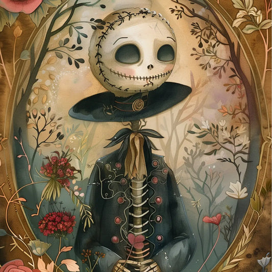 Halloween Characters Happy Halloween Postcard