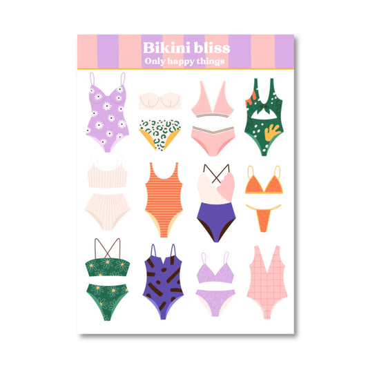 Bikini Bliss Sticker Sheet