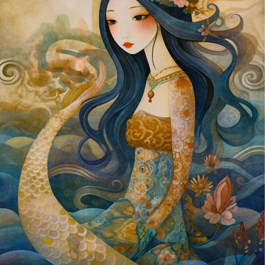 Queen of the Sea Mermaid Postcard