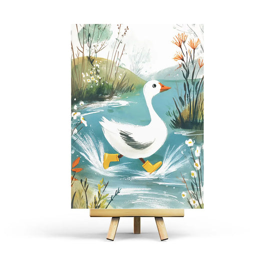 Spring Goose Postcard