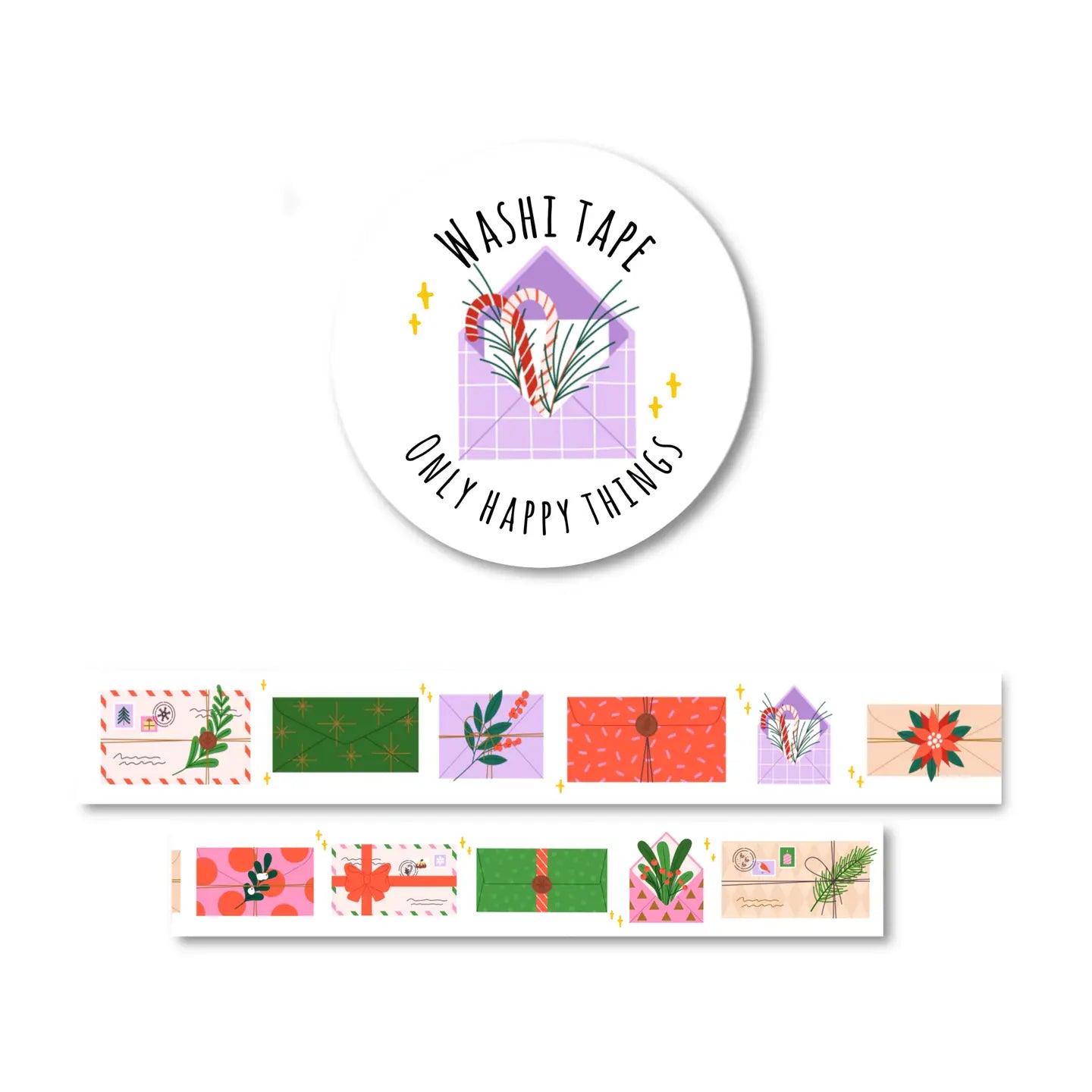 Christmas Letter Washi Tape