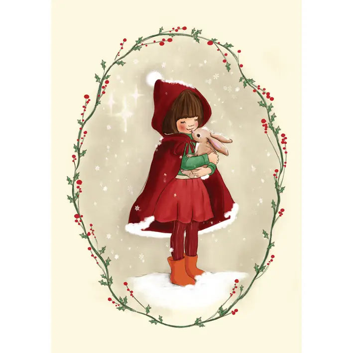 Belle & Boo Postcard "Christmas Cuddles"