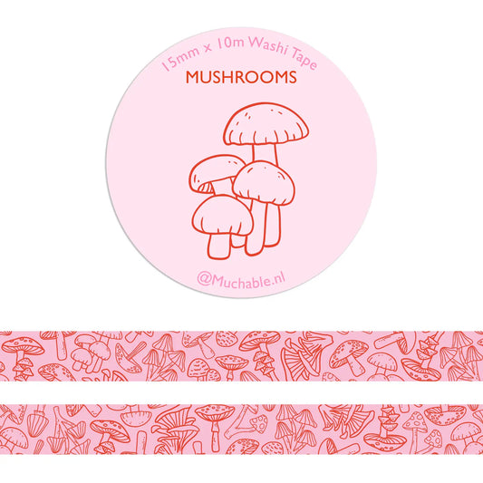 Mushrooms Washi Tape