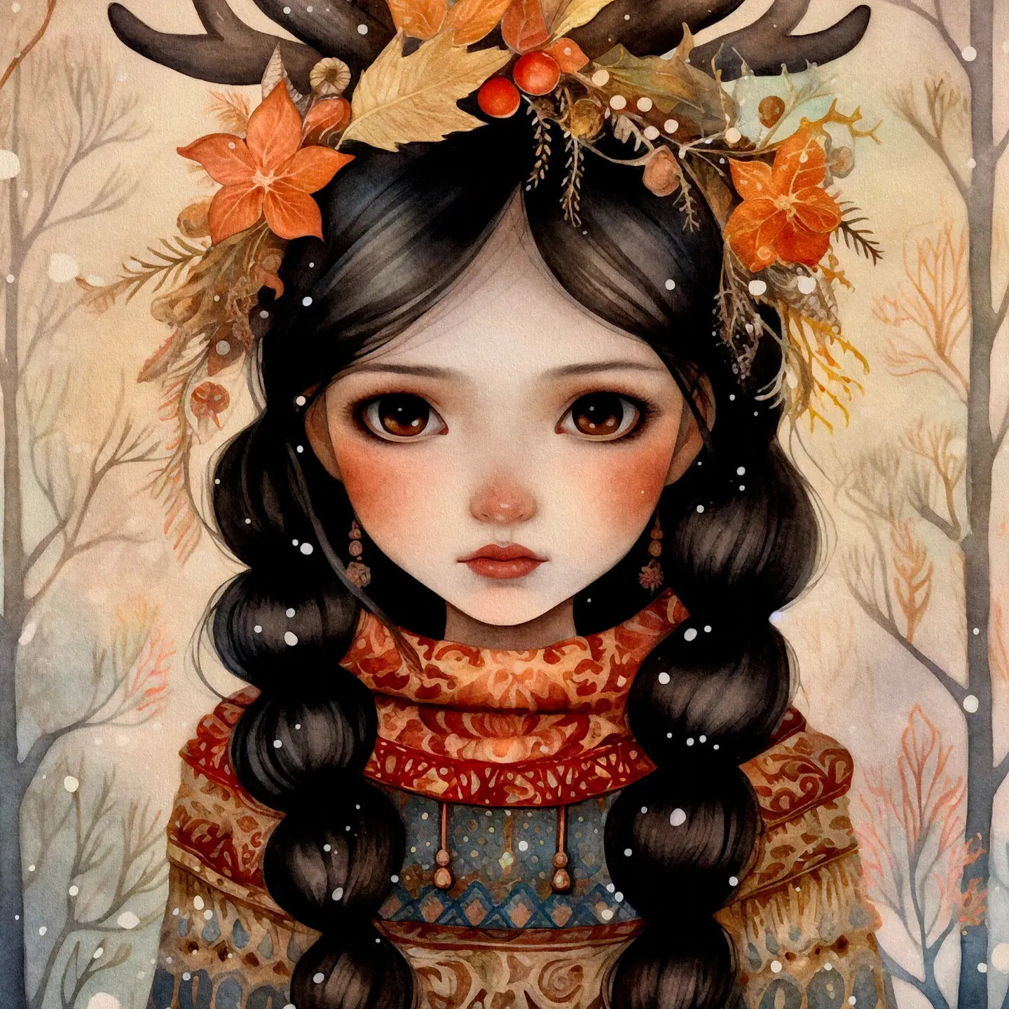 Jasmine Yule Goddess Postcard