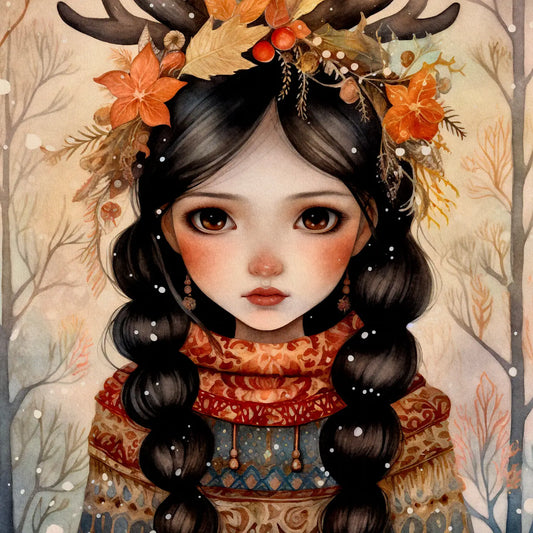 Jasmine Yule Goddess Postcard