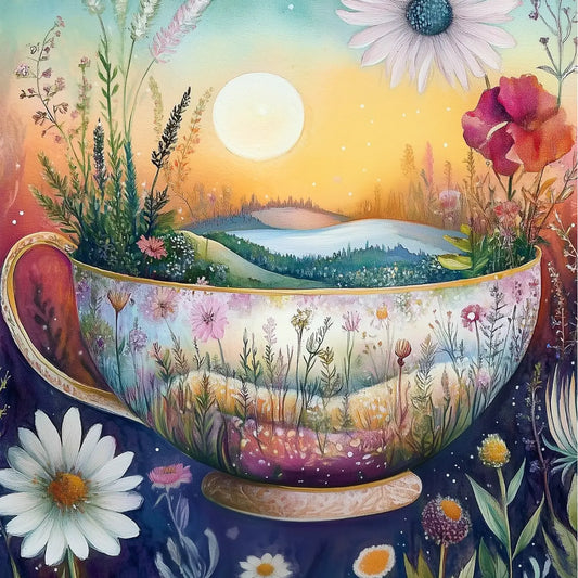 A Universe in Every Cup Postcard