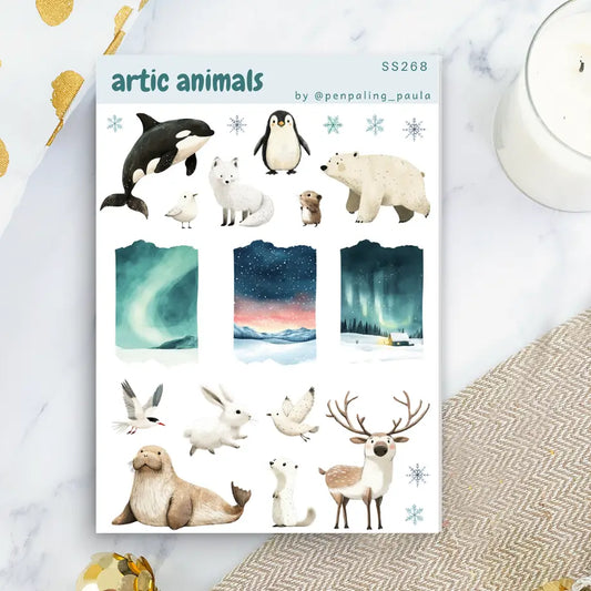 Arctic Animals Sticker Sheet