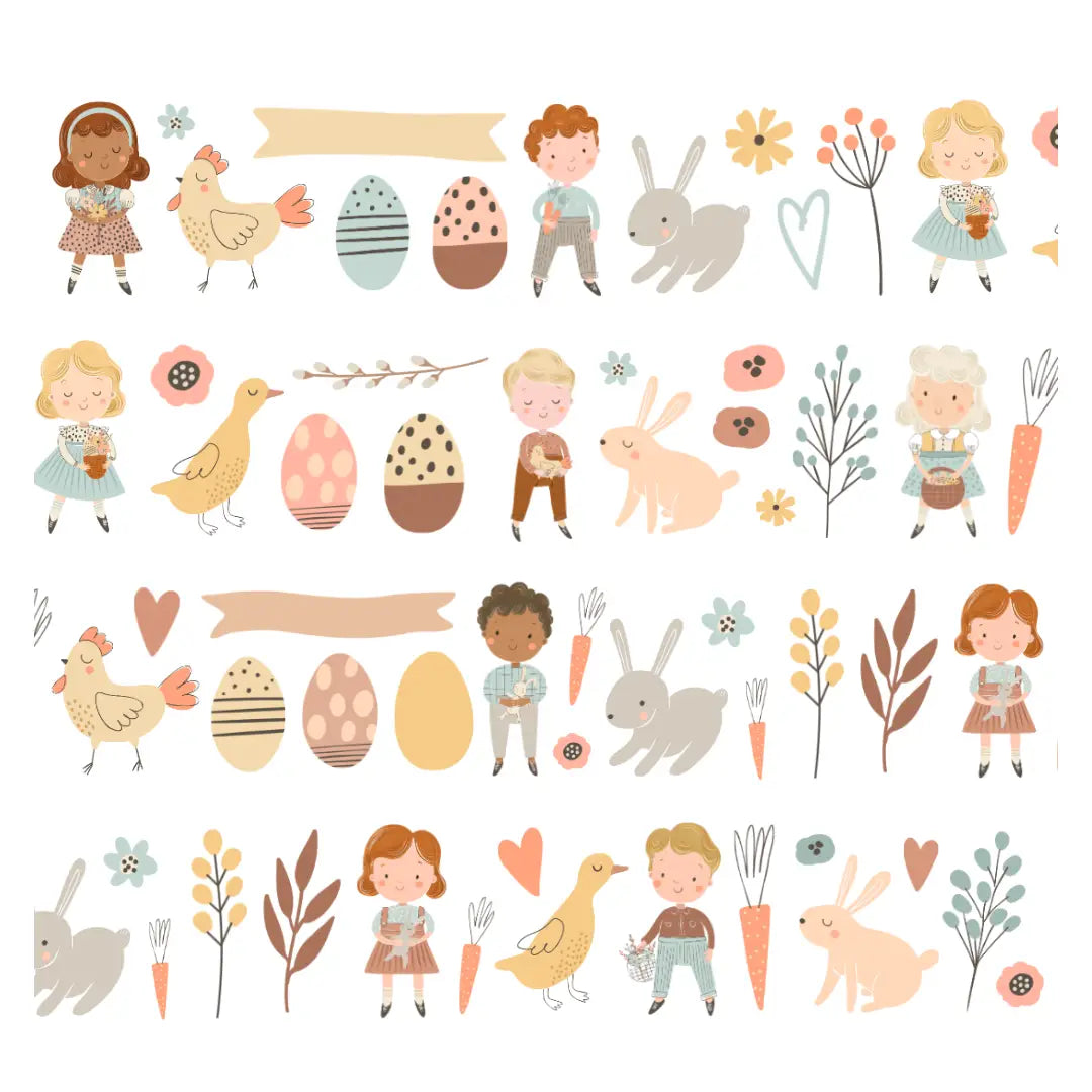Easter Kids PET Tape PRE-CUT