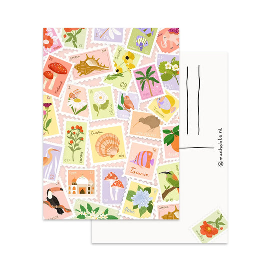 Cute Stamp Postcard
