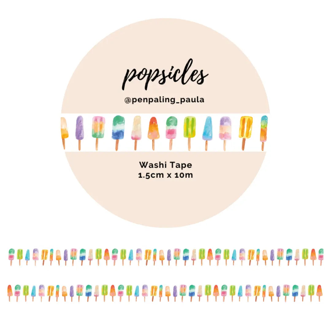 Popsicles Washi Tape