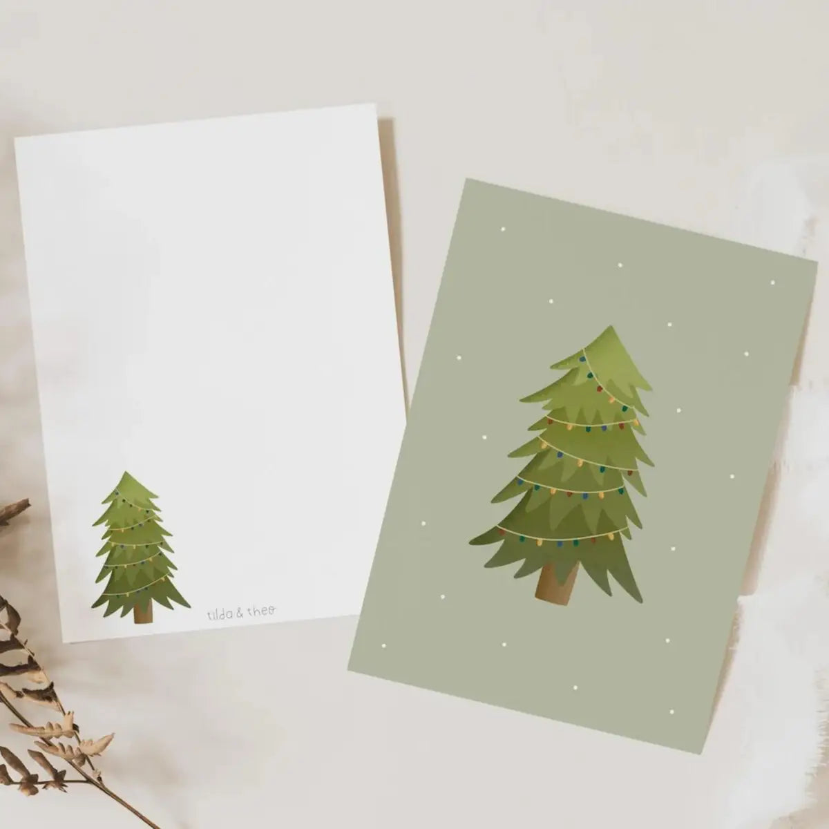 Holiday Tree Postcard