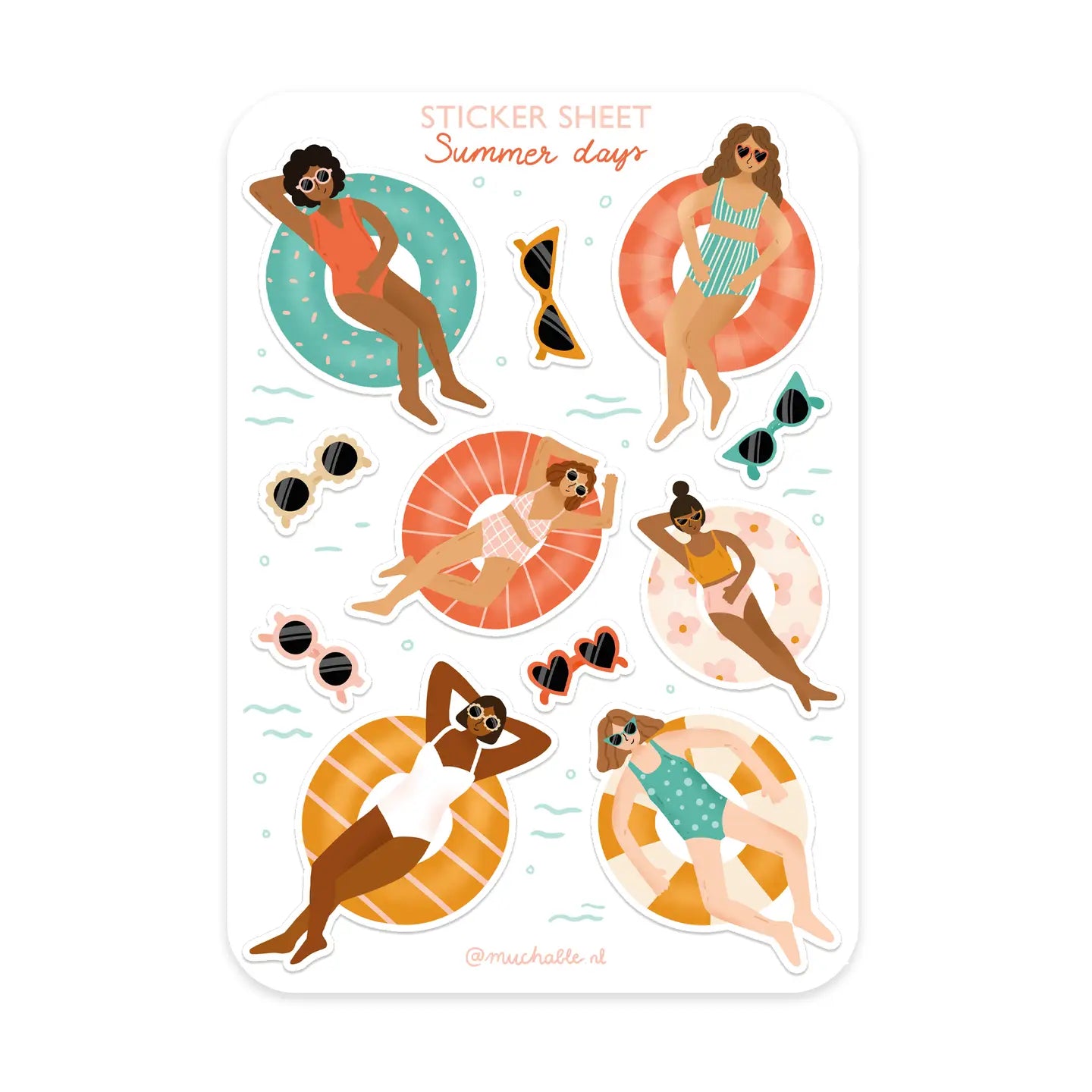 Summer Days Sticker Sheet