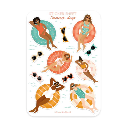 Summer Days Sticker Sheet