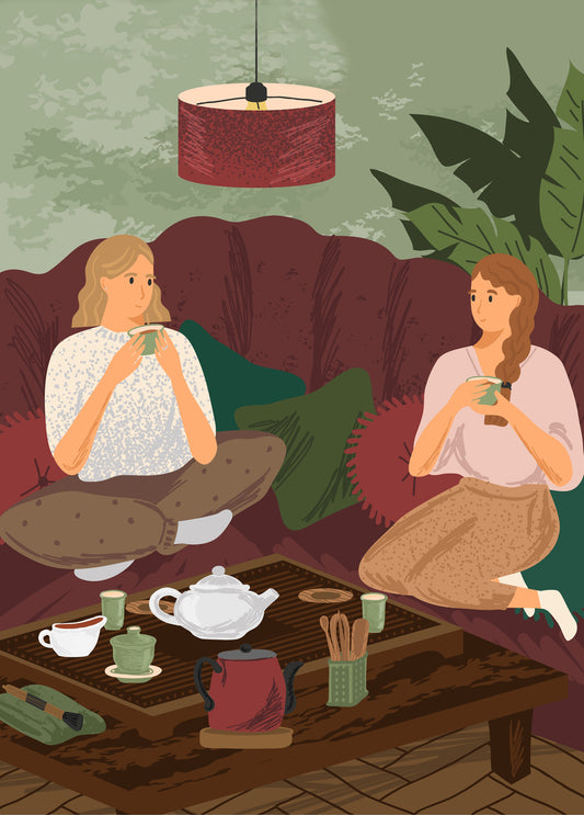 Tea Time Postcard
