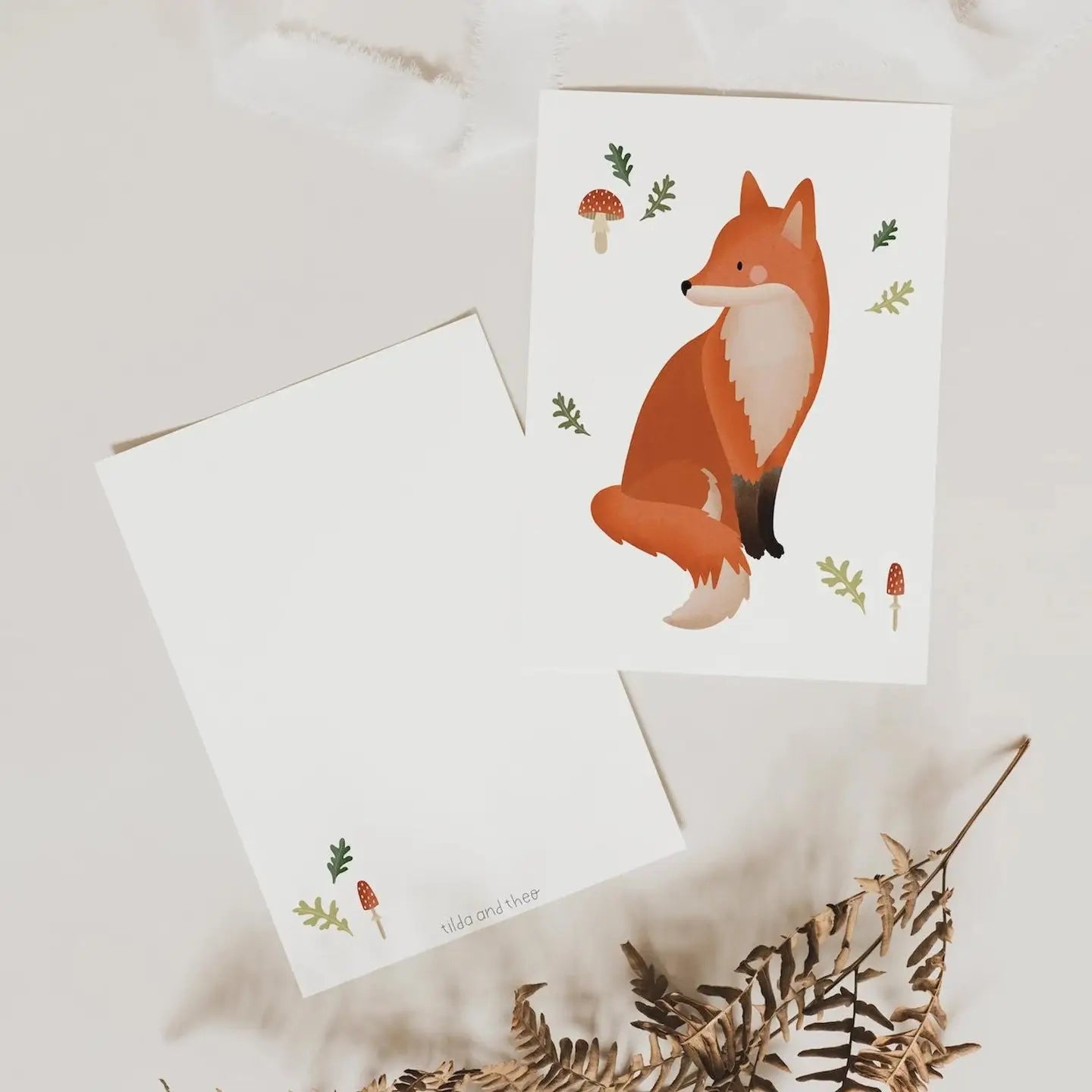Fox Postcard