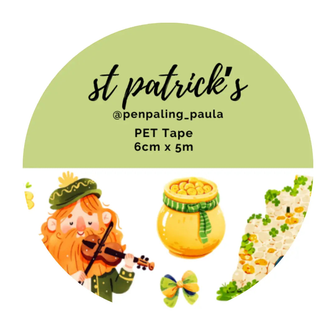 St. Patrick's PET Tape PRE-CUT
