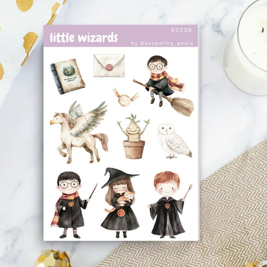 Little Wizards Sticker Sheet