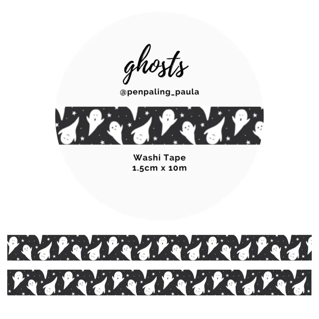 Ghosts Washi Tape