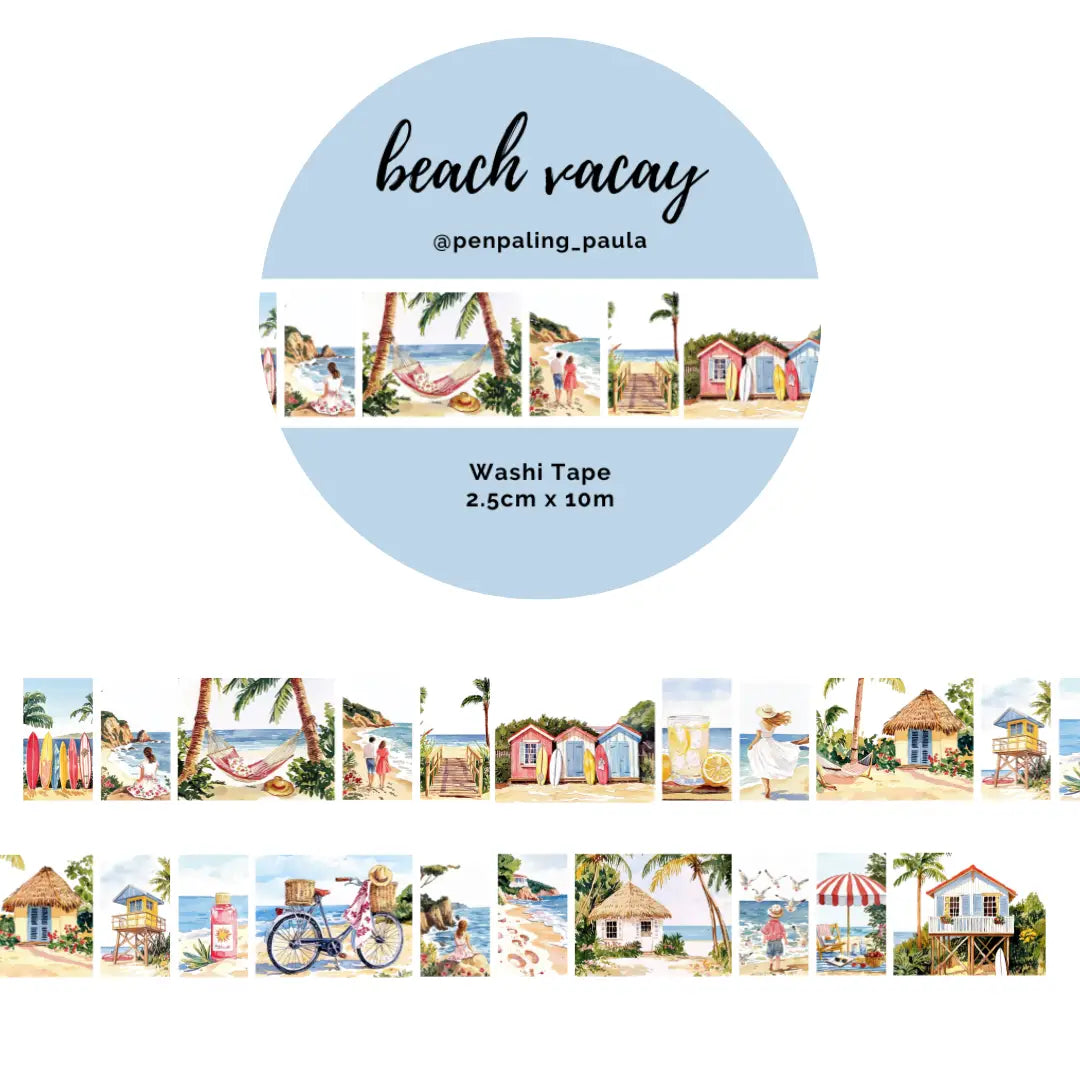 Beach Vacay Washi Tape