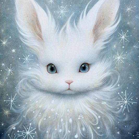 Snow Bunny Postcard
