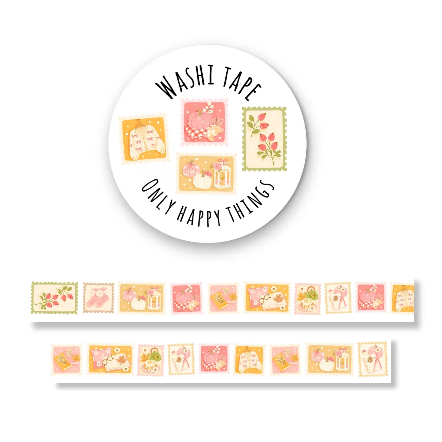 Autumn Stamps Washi Tape