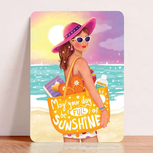 May Your Day Be Full of Sunshine Postcard